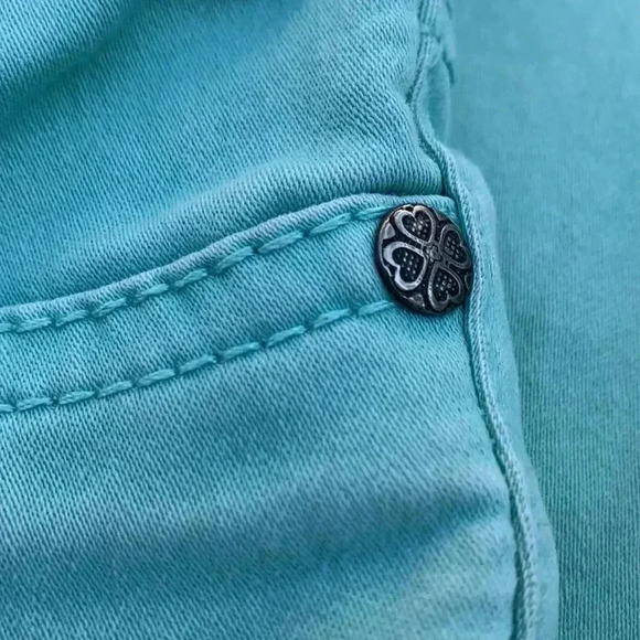 5 for 25 urban  star mint green, light denim jeans - Picture 4 of 12